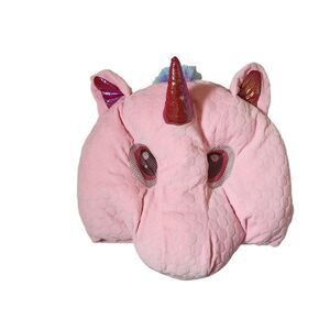 Unicorn Plush Mask – Soft Costume Headpiece for Dress-Up, Parties & Cosplay